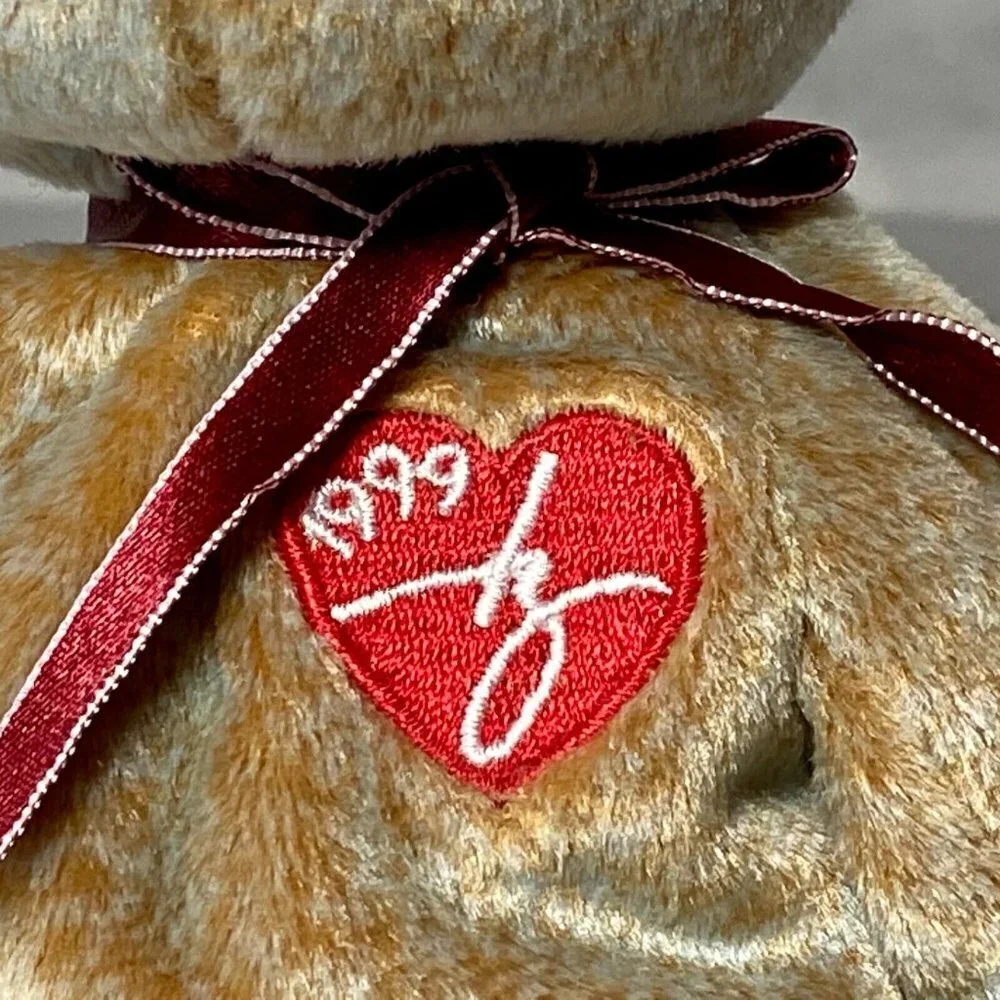 Ty Beanie‎ Baby 1999 Signature Bear Retire P.E. Pellets Tag Errors MWMT Rare Vtg